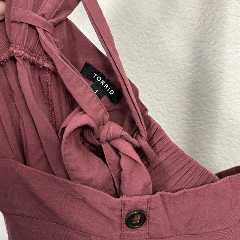 Torrid Mauve Mini Challis Skirtall - Picture 7 of 9